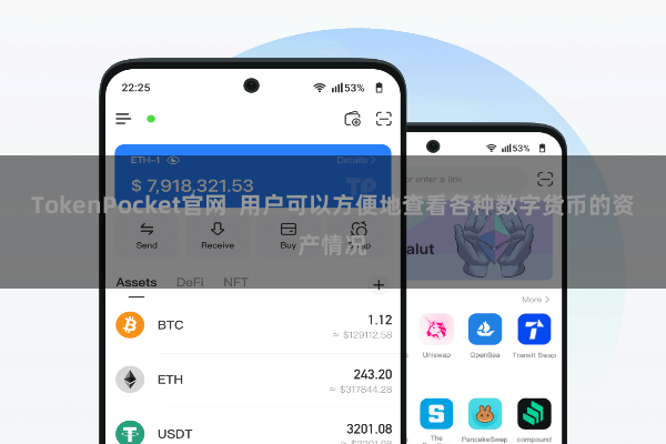 TokenPocket官网 用户可以方便地查看各种数字货币的资产情况