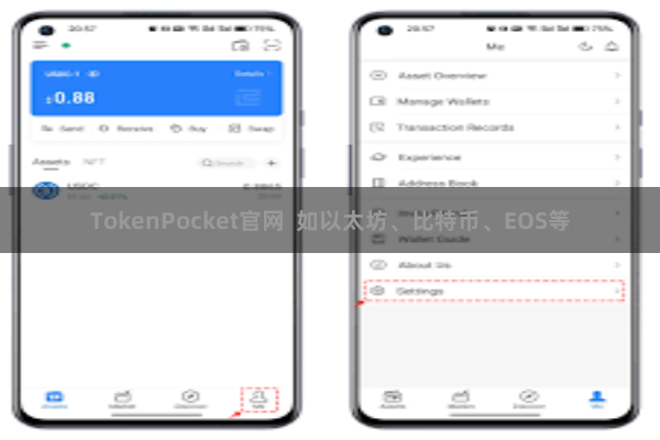TokenPocket官网 如以太坊、比特币、EOS等